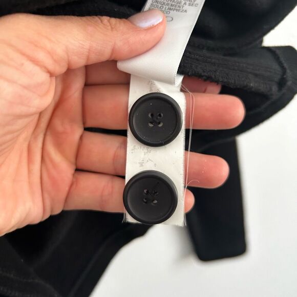 Standard James Perse Black Jacket Size 0 Classic Quiet Luxury Neutral Minimalist - Picture 4 of 10